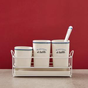 르봉프렌치 트리플 수저통 세트