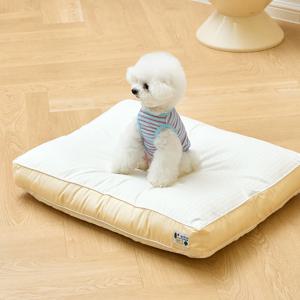 펫본 멜로우 양면 사각 방석 커버분리 YELLOW 70x55xH8