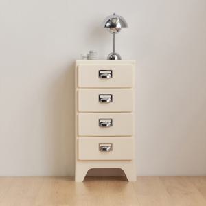 루디 컬러 4단 서랍장 아이보리