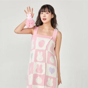 딸기 스크래빗 원피스 샤워랩 FREE 핑크