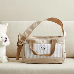펫본 멜로우 튼튼한 이동가방 슬링백 BEIGE