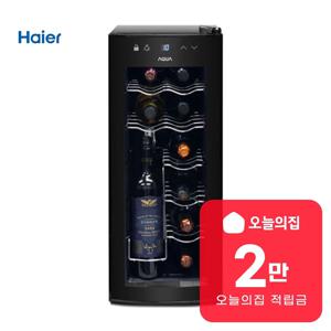 [렌탈] 아쿠아 미니 와인셀러 12병 (블랙) HWC35MNB