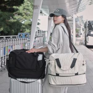 나일론 폴더블 가방 캐리어 보조 보스턴 트래블백