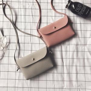 여성 가죽 미니 크로스백 휴대폰 가방 4color DD-13200