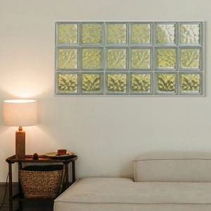 힐링 모던 카페 유리블럭 인테리어 페이크 윈도우 와이드 메탈 액자 11종