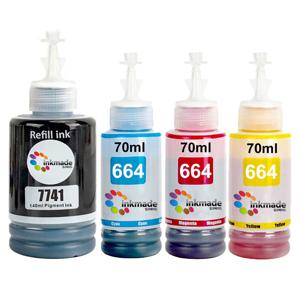 엡손 T774 T664 호환 잉크 4색세트 L655 L1455 L605 CMY 70ml