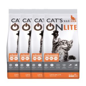 고양이 사료 캣츠온라이트 5kg x 4개