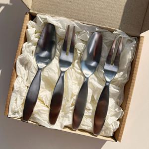 오벌 미니 티스푼 티포크 세트 집들이 선물 감사 인사 선물 추천