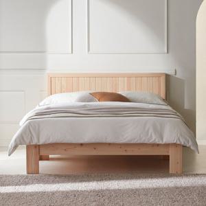 스탠다드 그린나래 편백나무 SEO등급 통원목 침대프레임(SS/Q)