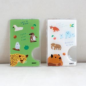 맥세이프 카드포켓 멸종위기동물(투명/에폭시)