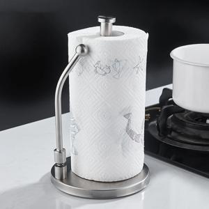 간편하게 한손으로뜯는 스탠딩 스텐 키친타올걸이