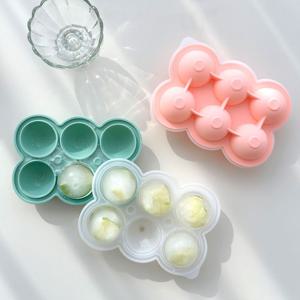 안심사용! 실리콘 아이스몰드 원형 6구 2color 얼음틀