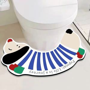 퍼피 빨아쓰는 규조토 화장실발매트 욕실 변기 발매트 발판 4type