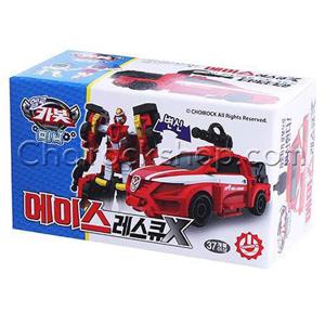 헬로카봇 미니 에이스 레스큐 X 자동차 변신 로봇