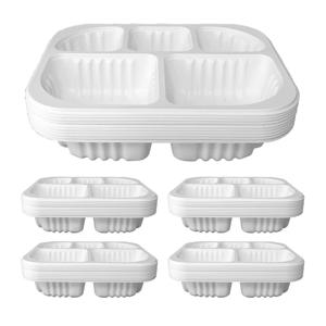 19153-5A 화이트 튼튼한 전자레인지용 캠핑 반찬용기 실링용기 50개