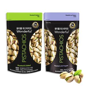 구운 피스타치오 두쫀쿠 견과 150g 가염 1봉+후추 1봉
