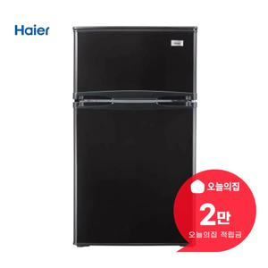 [렌탈] 소형 미니 2도어 냉장고 85L (시크블랙) HRT88MDB