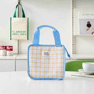 디어데이 보온보냉백 블루핸들 24x14x22