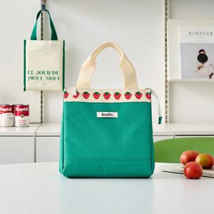 디어데이 코튼 보온보냉백 딸기 24x14x24