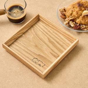 봉쥬르두부 애쉬우드 미니 사각쟁반 L14