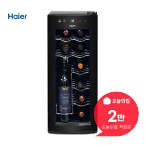 [렌탈] 아쿠아 미니 와인셀러 12병 (블랙) HWC35MNB