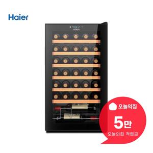 [렌탈] 와인셀러 컴프레셔 34병 (제트 블랙) HWC85MDB