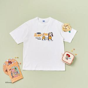 플레이 슬링키 독 반팔 티셔츠 FREE 화이트