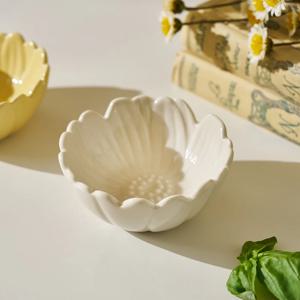 L 꽃바람둥둥 꽃모양 종지 크림