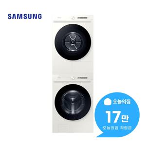 [렌탈] 그랑데 AI 세탁기 24kg+건조기 20kg+상단 설치 키트 WF24D20CEEC