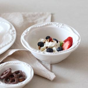 메종 리본 보울 도자기 접시 플레이트