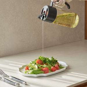 데일리플러스 내열유리 밀폐 소스통 참기름병 자동 개폐 오일병 오일스프레이 3개세트