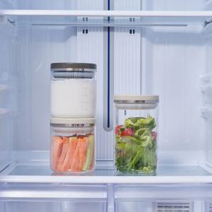 데일리플러스 내열유리 냉동 보관 용기 밀폐 소분 용기 반찬통 혼합 3종 세트