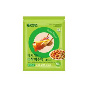 베지가든 바삭 탕수육 500g 2개 / 채식 비건 식물성고기 대체육