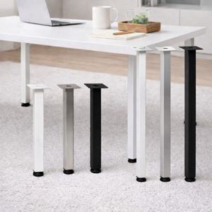 가구다리 30각 사각 일자 철제 테이블다리 식탁다리 높이조절 300mm 700mm