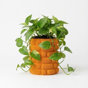 황치즈 생분해 화분 가리개 플분 화분커버 팟커버 펌킨 오렌지