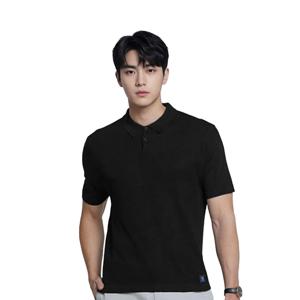 골피아 LX21SNT4M_BK 남성 클래식 카라 반팔 니트 셔츠