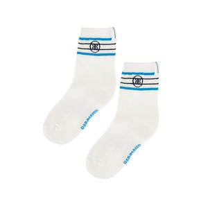 골피아 R23WAS02 레인메이커 여성 스트라이프 미들삭스 골프양말