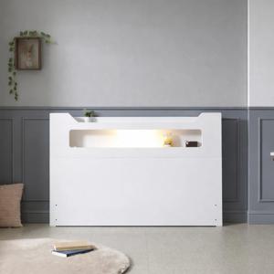 조명식 퀸침대 수납헤드보드 B형 선반 틈새 벽보드 침대머리판 파티션