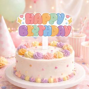 환갑 승진 퇴직 이벤트 아크릴 케이크 토퍼 생일 케이크 꾸미기 반영구