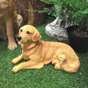 리트리버 강아지 (소) / 정원 장식 동물 인형