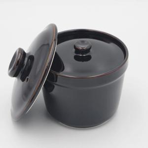 맛담 전자레인지전용 도자기밥솥 블랙