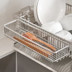 올스텐 304 식기건조대 걸이형 멀티바스켓 수저통 조리도구 거치대