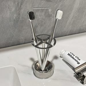 [신년 추가 할인!] 욕실 디스펜서 쇠테리어 칫솔 꽂이 홀더 거치대 스텐 4구 칫솔통 걸이