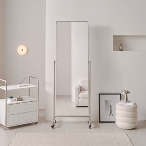 버니 700 현관 대형 사각 이동식 스탠드 예쁜 미용실 전신거울