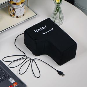 스트레스 해소 USB 연결 대형 엔터키