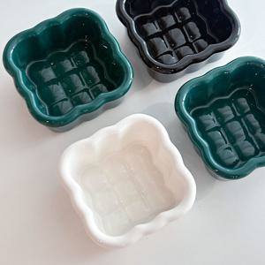 엠보 스퀘어 소스볼(3color)잼볼,디저트볼,미니볼