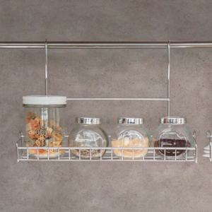 스텐 싱크대 걸이형 1단랙 봉행거 보조 식기건조대 컵걸이 양념통 선반