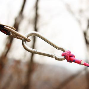 캠핑 등산용 강철 카라비너 6cm CVPT-003