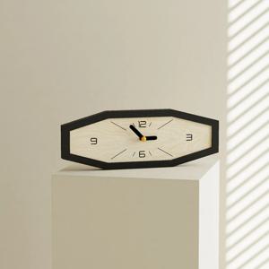 무소음 모던 가로 벽시계 무타공 건전지 거실 인테리어 탁상시계 벽걸이시계