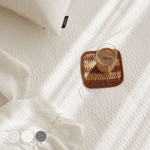 디어썸머 시어서커 여름 홑매트리스커버 SS/Q/K 3color